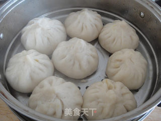 咸蛋黄大肉包的做法步骤：15
