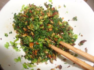 香菇油菜水饺的做法步骤：4