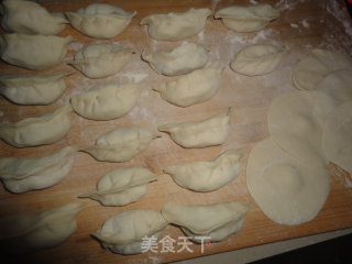 香菇油菜水饺的做法步骤：6