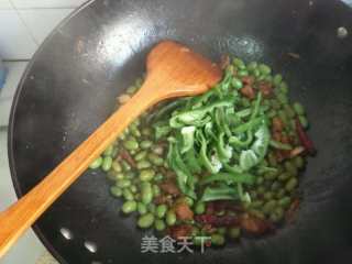 简单版家常菜青豆炒肉的做法步骤：6