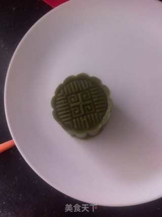 薄荷豆沙冰皮月饼的做法步骤：15
