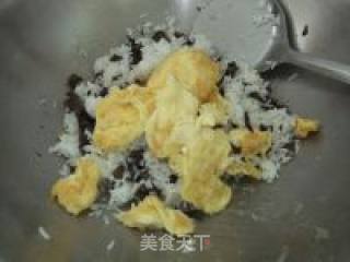 小植菜谱丨清肺清肠道，天天心舒畅——木耳鸡蛋炒饭的做法步骤：7