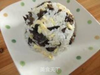 小植菜谱丨清肺清肠道，天天心舒畅——木耳鸡蛋炒饭的做法步骤：8