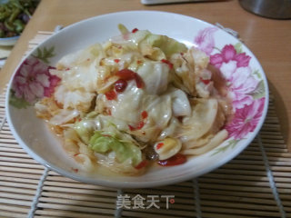 剁椒手撕包菜的做法步骤：6