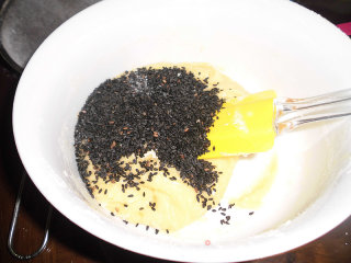 黑芝麻桃酥的做法步骤：4