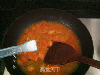 经典早餐—【番茄鸡蛋面】的做法步骤：6