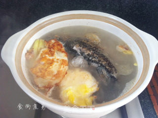 滋润美肤~鲫鱼鸡蛋汤的做法步骤：7
