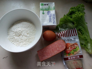 牛奶蛋饼卷的做法步骤：2