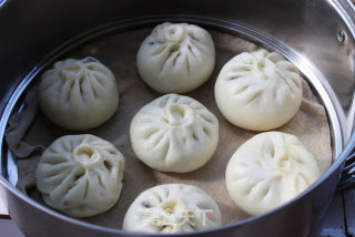素得够味——香菇青菜包的做法步骤：15