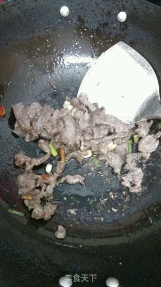 长豆角炒牛肉的做法步骤：5