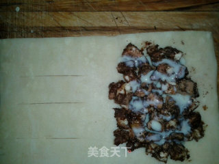 巧克力香蕉派——电饼铛版的做法步骤：12