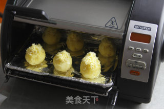 蒜蓉奶香小薯仔的做法步骤：4