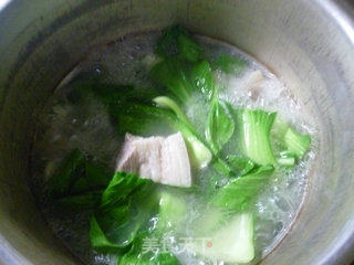 青菜五花肉土豆汤的做法步骤：9