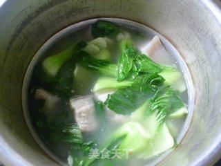 青菜五花肉土豆汤的做法步骤：12