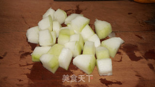 蒜仔烧冬瓜的做法步骤：2