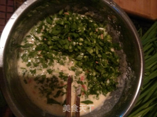 韭菜火腿煎饼的做法步骤：5