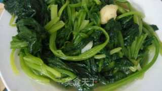 蒜炒菠菜的做法步骤：6