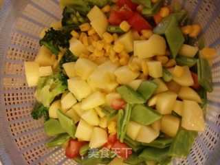 quiche lorraine蔬菜派的做法步骤：2