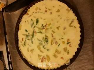 quiche lorraine蔬菜派的做法步骤：10