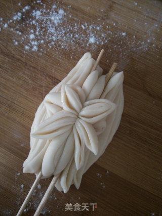 菊花花卷的做法步骤：10