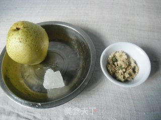 菊花雪梨汤的做法步骤：1