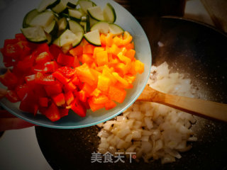 五彩椒盐虾（免炸版本）的做法步骤：2