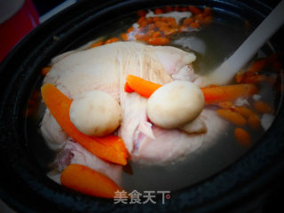 清炖萝卜整鸡汤——快手煲汤的做法步骤：3