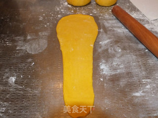 胡萝卜面包卷的做法步骤：9