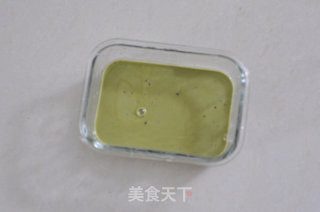 抹茶Q心红豆包的做法步骤：2