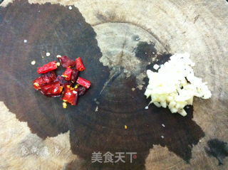 干椒花菜炒肉片的做法步骤：4