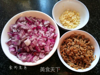 洋葱菜圃蒜香肉酱的做法步骤：4