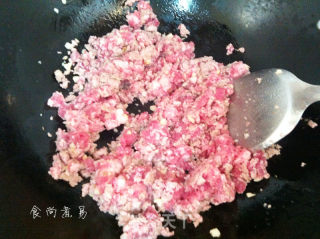 洋葱菜圃蒜香肉酱的做法步骤：6