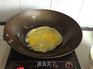 鸡蛋土豆丝煎饼的做法步骤：8