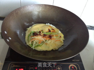 鸡蛋土豆丝煎饼的做法步骤：10