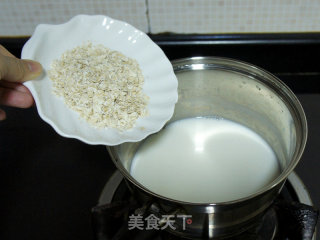 香蕉燕麦牛奶的做法步骤：3