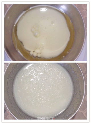 斑马纹蛋糕的做法步骤：2