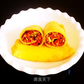 蔬菜鸡蛋卷饼的做法步骤：18