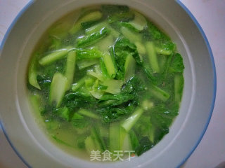 小白菜汤的做法步骤：6