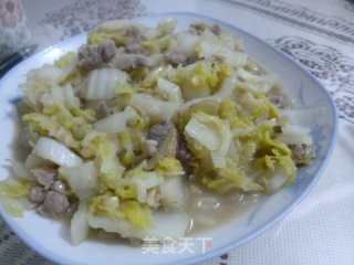 瘦肉煮娃娃菜的做法步骤：10