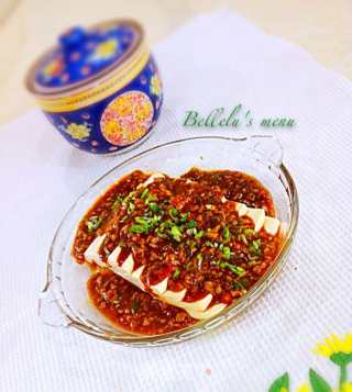 豉汁肉末蒸豆腐的做法步骤：15