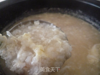 葱花蛋花瘦肉粥的做法步骤：8