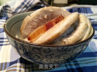 芋头蒸腊肉---荔浦芋头做法的做法步骤：8