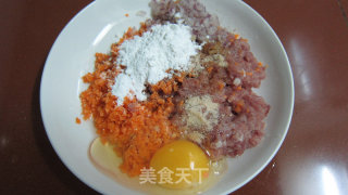 椒圈煎肉饼--【圈圈里的营养世界】的做法步骤：3