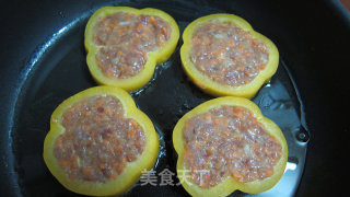椒圈煎肉饼--【圈圈里的营养世界】的做法步骤：8
