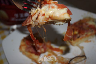 懒人披萨的做法步骤：9