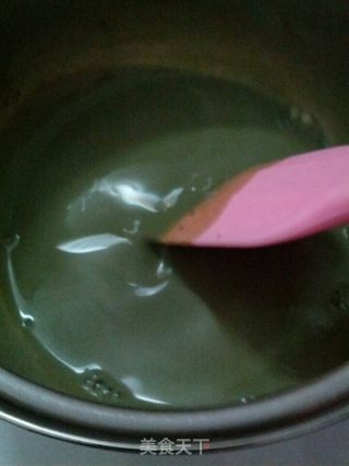 抹茶红豆慕斯蛋糕卷的做法步骤：13