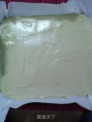 抹茶红豆慕斯蛋糕卷的做法步骤：28