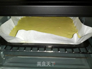 抹茶红豆慕斯蛋糕卷的做法步骤：29