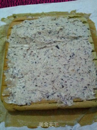 抹茶红豆慕斯蛋糕卷的做法步骤：31