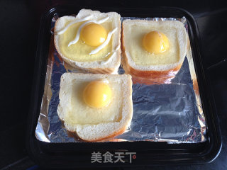 吐司烤蛋的做法步骤：5